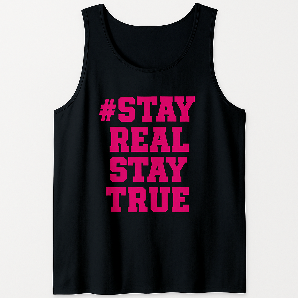#SRST Tank - Black and Pink